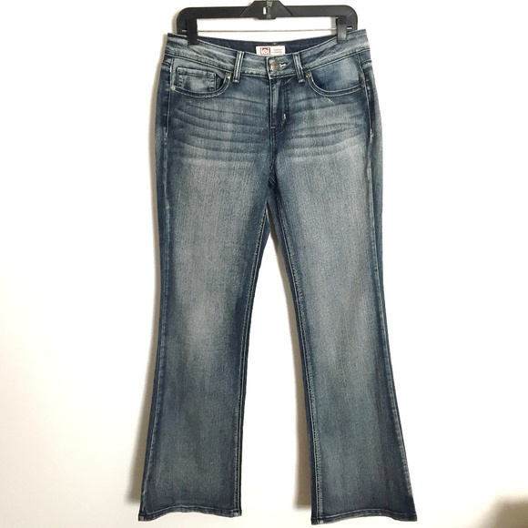 lei sophia hipster flare jeans size 11